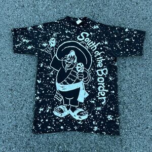 Vintage 90’s South of the Border Cinco De Mayo All Over Print Oversized Shirt